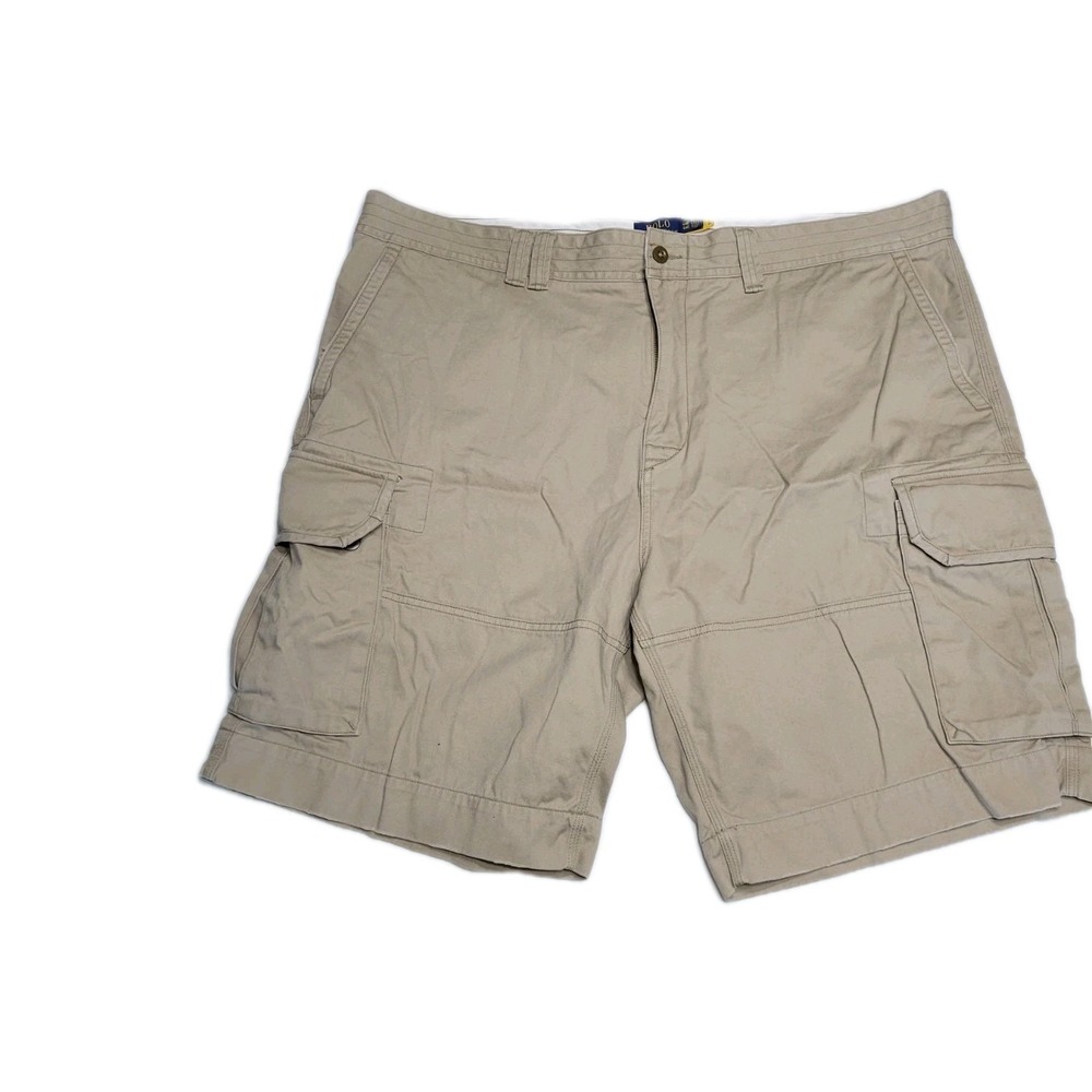 Polo Ralph Lauren Gellar Classic Fit Cargo Short Mens 44Big  Khaki 10 1/4 Inseam - Picture 2 of 10